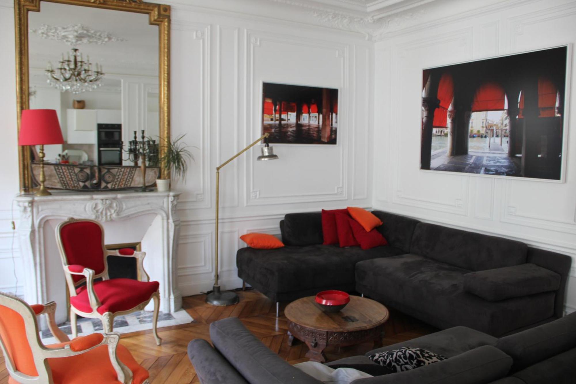 5 Bdr, 10 Ppl Georgous Typical Parisian Flat Appartamento *